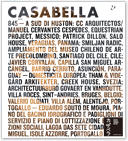 CASABELLA JAPAN 845